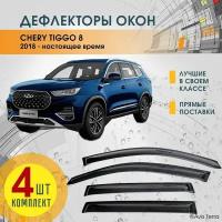 Дефлекторы на окна автомобиля Chery Tiggo 8 / Pro Max