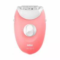 Эпилятор Braun 3-176 Silk-epil 3 SE, розовый