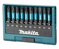 Набор бит Impact Black, 10 шт. Makita, E-12011, длина 50 мм