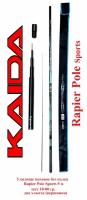 Удилище маховое без колец Kaida Rapier Pole Sports 5 м тест 10-80 гр два хлыста