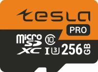 Карта памяти TESLA 256Гб microSDXC, C10/UHS-I U3 (TSLMSD256GU3)