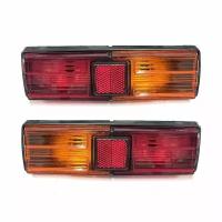 Задние фонари (фары) тюнинг полосы на ВАЗ 2101. оранжевые
