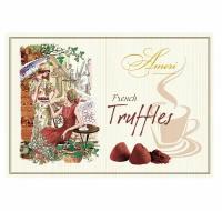 Подарочный набор Ameri Truffles French Французский шарм Шоколадные конфеты трюфель классический, 500 г