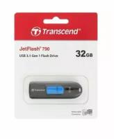 USB Flash накопитель 32GB Transcend JetFlash 790 (TS32GJF790K) USB 3.0 Черный