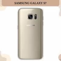 Силиконовый чехол на Samsung Galaxy S7 / Самсунг Галакси S7, прозрачный