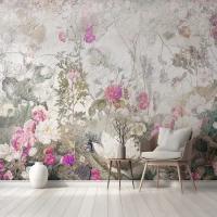 Фотообои флизелиновые на стену цветы Фотообойкин "Розы в саду" 300х270 см