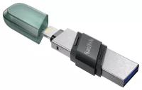 Флеш накопитель для iPhone SanDisk iXpand Flash Drive Flip 128gb 2 разъема USB3.1+lightning