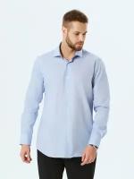 Рубашка COLLETTO NUOVO, размер 42 176-182, голубой