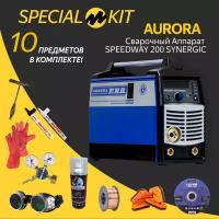 Сварочный инвертор Aurora SPEEDWAY 200 Synergic, TIG, MMA, MIG/MAG (7227285) SPECIAL KIT