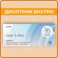 Контактные линзы Clearlab Clear 1-Day Однодневные, -6.00 / 14.2 / 8.7, 30 шт