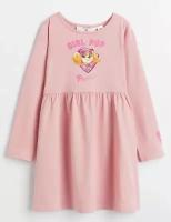 Платье H&M для девочек, цвет Розовый; размер 110/116