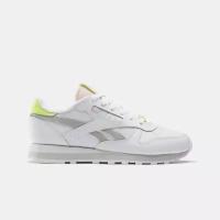 Кроссовки Reebok Classic Leather, размер 10 US, белый, серый