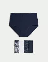 Marks and spencer трусы женские Full Briefs UK24 Navy Mix