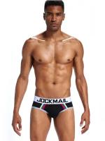 Мужские трусы брифы черные JOCKMAIL JM2059-2 XL (50)