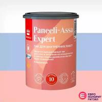 Лак в/д tikkurila paneeli-assa expert интерьерный 0,9л полуматовый, арт.700014047