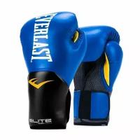 Боксерские перчатки Everlast Elite ProStyle синий черный