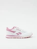 Кроссовки Reebok Classic Leather, размер 2 US, белый, розовый