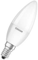 Лампа светодиодная LED Value LVCLB75 10SW/840 10Вт свеча матовая E14 230В 10х1 RU OSRAM 4058075579187