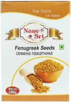 Семена пажитника (Шамбала, Fenugreek Seeds) Nano Sri, 100 г