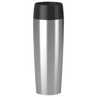 Термокружка EMSA Travel Mug Grande Stainless Steel, 0.5 л, сталь/черный