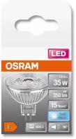 Светодиодная лампа Osram Leds MR16 35 36 3,8W/840 12V GU5.3 350Lm стекло