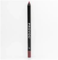 Provoc Gel Lip Liner 017 Vintage Rose Гелевая подводка в карандаше для губ (цв. коричнево-малиновый)