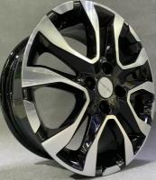 Колесные диски Khomen Wheels 6x15 PCD 4x98 ET 36 D 58,5 черный с алмазной проточкой