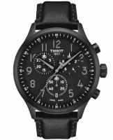 Швейцарские кварцевые часы Tissot Chrono XL Vintage T116.617.36.052.00 на кожанном браслете, с водозащитой 10 бар и международной гарантией от производителя