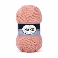 Пряжа Sport wool Nako, пудра - 2807, 25% шерсть, 75% премиум акрил, 5 мотков, 100 г., 120 м
