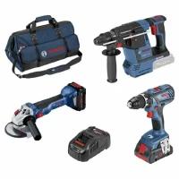 Набор инструментов GSR+GWS+GBH 18V – Bosch Power Tools – 0615990M3C – 4059952590585