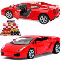 Металлическая машинка Kinsmart 1:32 Lamborghini Gallardo KT5098D, инерционная / Красный