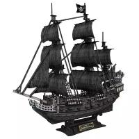 Пазл 3D Cubicfun Корабль Месть королевы Анны (большой), 328 деталей
