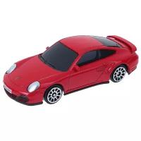 Машинка металлическая Uni-Fortune RMZ City 1:64 Porsche 911 Turbo, без механизмов, (красный)