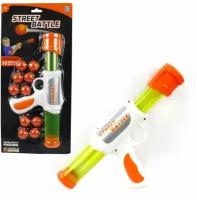 1toy Street Battle игр оружие с мягкими шариками (в компл. 10 шар. 2,8 см), блистер