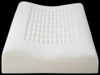 Подушка анатомическая Memory foam (пенополиуритан/трикотаж) 55х35х9,5