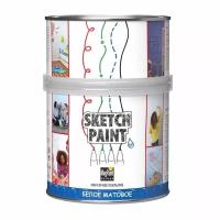 Маркерная краска Magpaint Sketchpaint белая, матовая (1л)