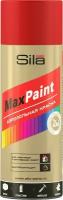 Эмаль универсальная Sila Home MaxPaint глянцевая гладкая темно-красная 0,52 л