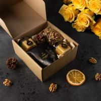 Подарочный набор "Лесная поляна" с грецким орехом, медом и чаем