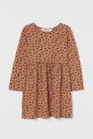 Платье H&M для девочек, цвет Оранжевый; размер 98/104