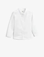 Рубашка KOTON, размер 9-10 лет, белый