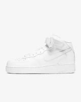 Кроссовки NIKE Air Force 1 '07 Mid, размер 45Eu, белый