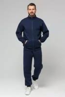 Магазин Толстовок - Premium tracksuit RICH DARK BLUE color - Спортивный костюм темно-синий цвет, 3XL-56-Unisex-(Мужской)