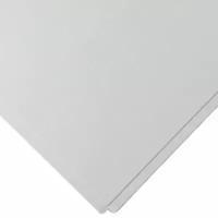Цесал кассетный потолок алюминиевый 600х600мм (36шт=12,96 кв. м.) кромка Лайн / CESAL плита потолочная 600х600мм алюминиевая белая матовая (упак. 36шт