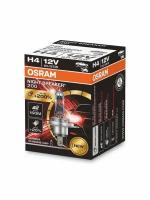 Галогенная лампа Osram H4 (60/55W 12V) Night Breaker +200% 1шт, 64193NB200