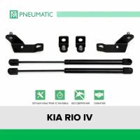 Газовые упоры капота Pneumatic для Kia Rio IV рестайлинг 2020-н.в., 2 шт., KU-KI-RI04-01