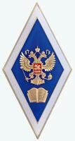 Знак "Об окончании гуманитарного ВУЗа" (смола)