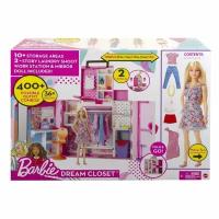 Mattel Barbie Шкаф мечты (с куклой) HGX57