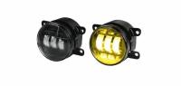 Противотуманные фары (ПТФ) светодиодные двухцветные LED SalMan 50W 3000K/6000K Ford Renault Lada