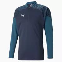 Олимпийка Puma teamCUP Training 1/4 Zip Top, цвет темно-синий, размер XXL