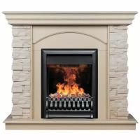 Электрокамин RealFlame ELFORD VR STD/EUG/25.5/HL/24 WT-614 с очагом 3D Oregan